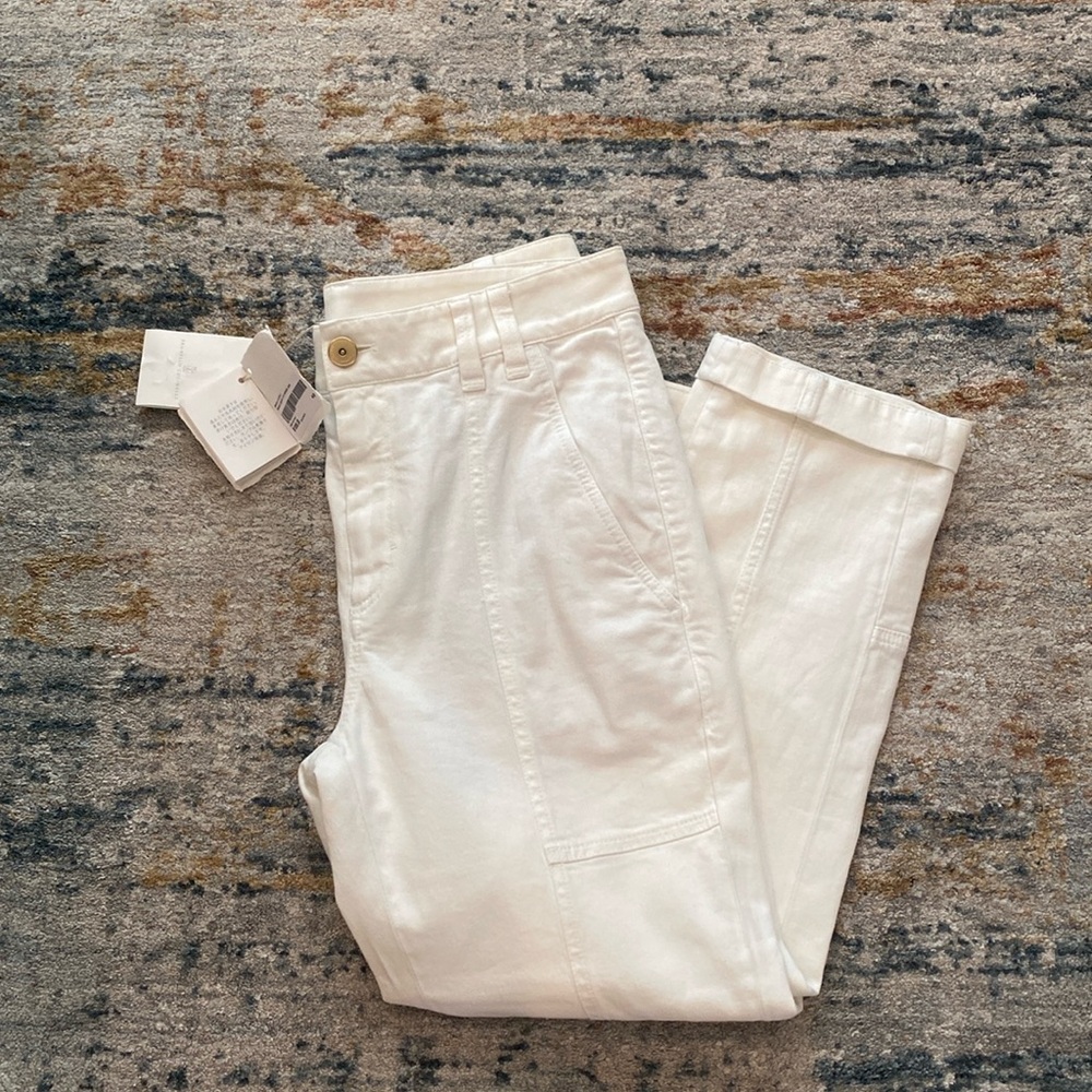 NWT Brunello Cucinelli white pant size 4
